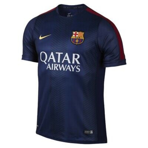 Nike FC Barcelona Jersey Men's XXL Blue - Picture 2 of 6